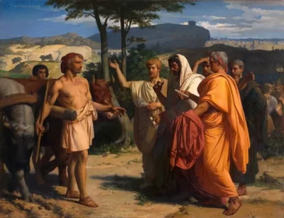 alexandre cabanel cincinnatus receiving deputies of the senate