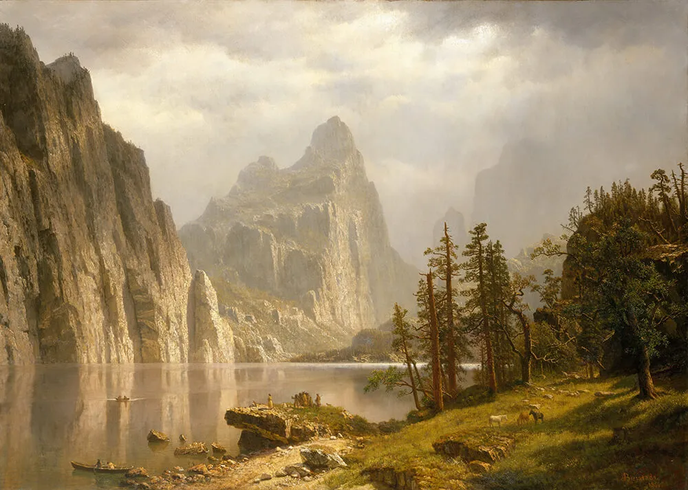 albert bierstadt merced river yosemite valley