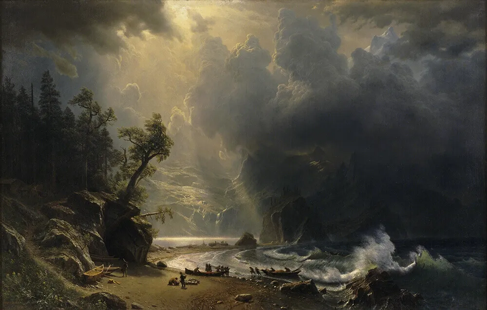 albert bierstadt puget sound on the pacific coast 1870