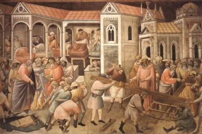 Agnolo Gaddi_Preparation of the Cross