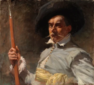 Albert Edelfelt_Self-Portrait in 17th Century Costume