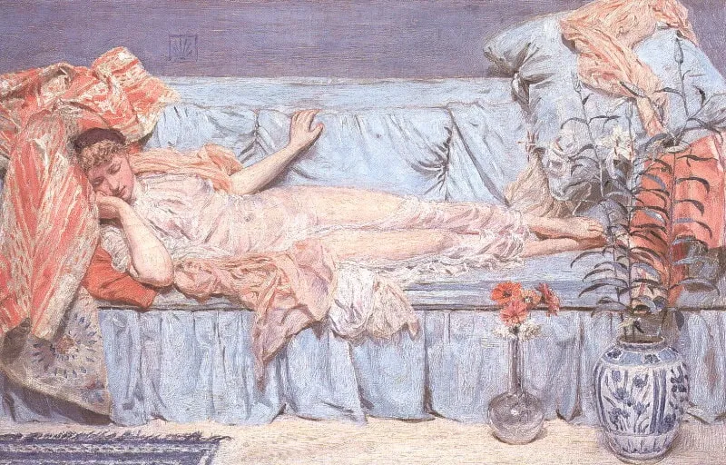 Albert Joseph Moore_Lilies