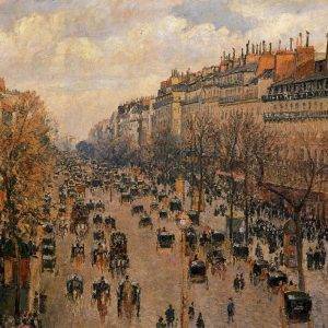 Boulevard Montmartre Afternoon, Sunlight