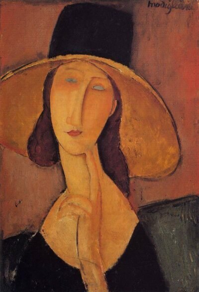 Portrait of a Woman with Hat