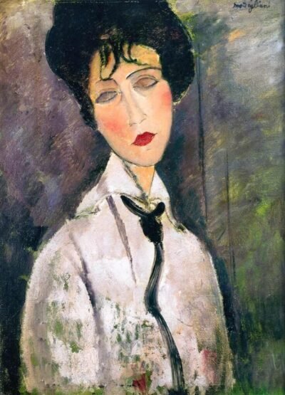 Amedeo Modigliani Woman with a Black Cravat