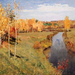 golden autumn 1895 isaac levitan