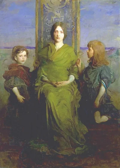 abbott handerson thayer a virgin enthroned 1891