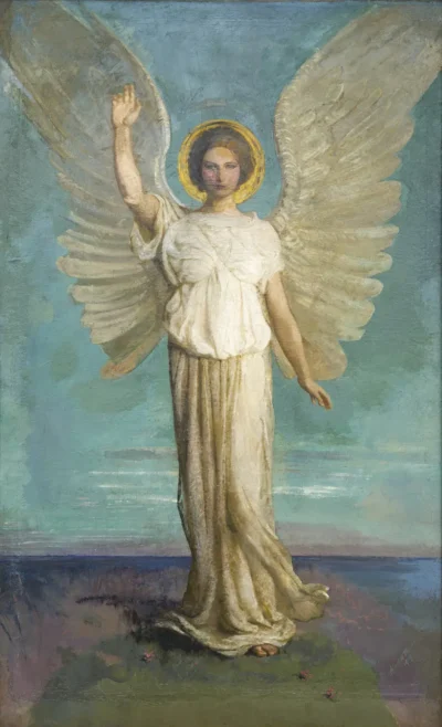 abbott handerson thayer angel of the dawn