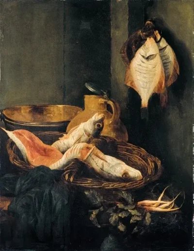 Abraham van Beyeren_Still-Life with Fish in Basket