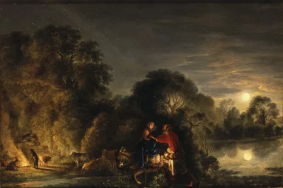 adam elsheimer the rest on the flight into egypt