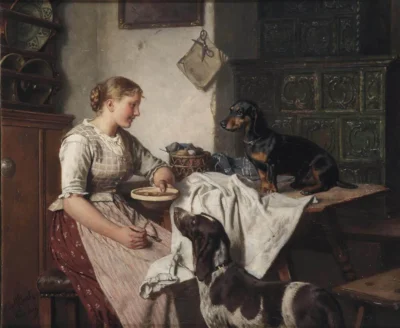 Adolf Eberle_Feeding the Dogs