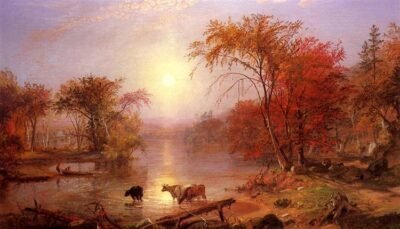 albert bierstadt indian summer hudson river 1861