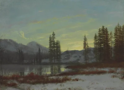 albert bierstadt snow in the rockies