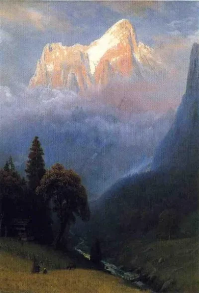 albert bierstadt storm among the alps