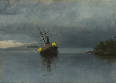 albert bierstadt wreck of the ancon