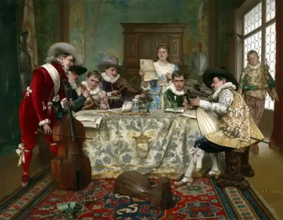 adolphe alexandre lesrel the practice recital