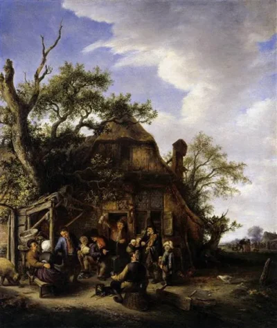 adriaen van ostade happy peasants