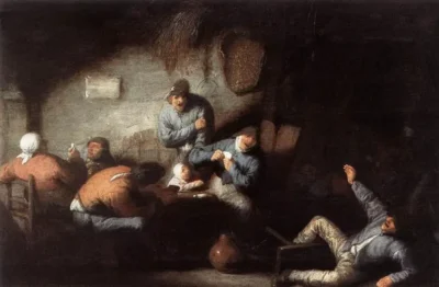 adriaen van ostade inn scene