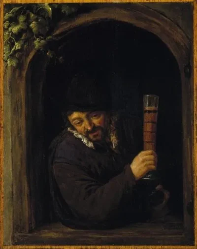 adriaen van ostade peasant at a window