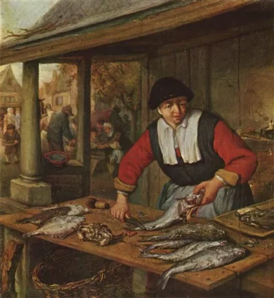 adriaen van ostade the fishwife