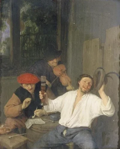 adriaen van ostade the merry drinkers