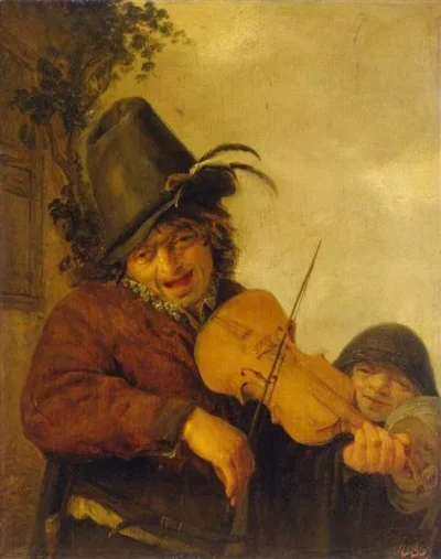 adriaen van ostade wandering musician