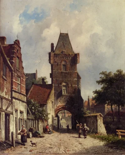 adrianus eversen in the village