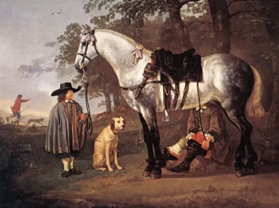 Aelbert Cuyp_Grey Horse in a Landscape