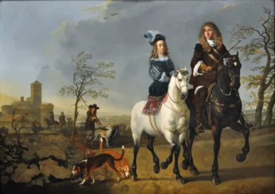 Aelbert Cuyp_Lady and Gentleman on Horseback