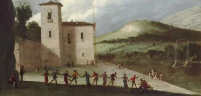 Agostino Tassi_Festivities on the Coast (Calendimaggio)