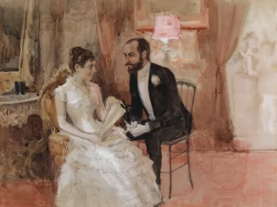 Albert Edelfelt_A scene at a prom