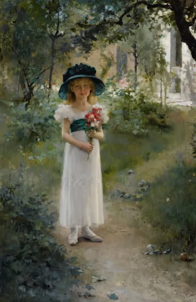 Albert Edelfelt_In the Garden