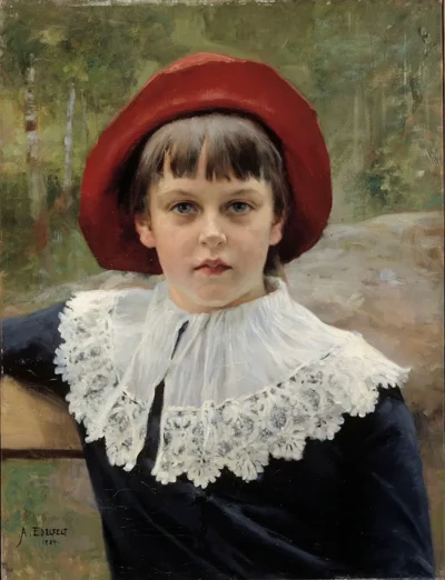 Albert Edelfelt_Portrait of the Artist's Sister Berta Edelfelt