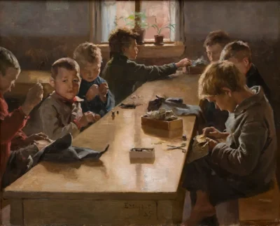 albert edelfelt the boys’ workhouse, helsinki