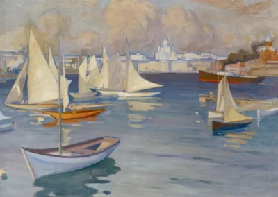 albert edelfelt the nyländska jaktklubben harbour in helsinki