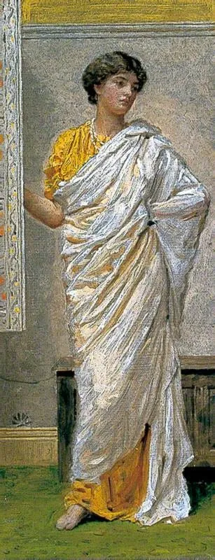 Albert Joseph Moore_The Painted Wardrobe