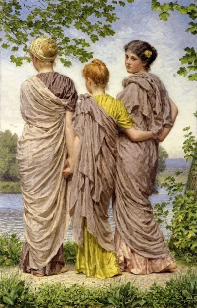 Albert Joseph Moore_Waiting to Cross