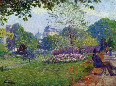 albert lebourg the parc monceau