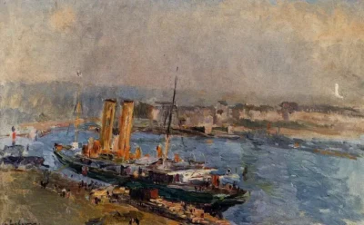 albert lebourg the port of rouen