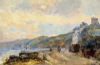 albert lebourg the seine at croisset near rouen