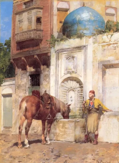 alberto pasini at the well