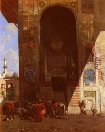 alberto pasini rest at the mosque