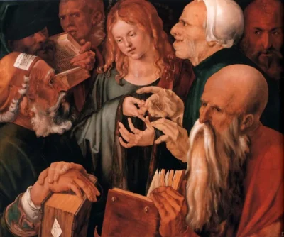 albrecht durer christ among the doctors