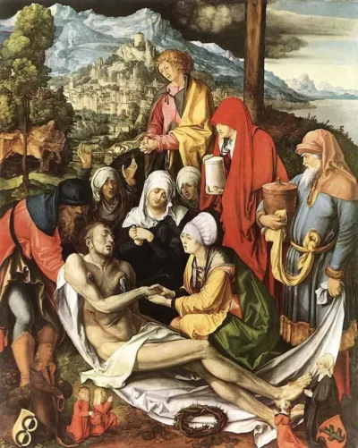 albrecht durer lamentation for christ