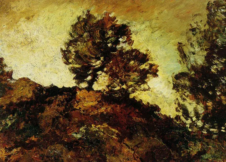 adolphe joseph thomas monticelli rocky landscape