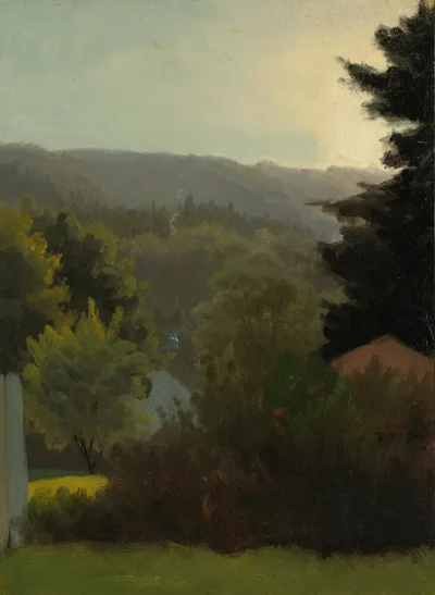 albert bierstadt forested hills