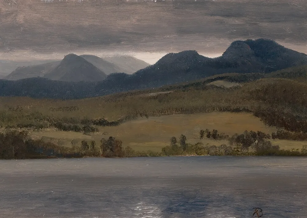 albert bierstadt sundown on the lake