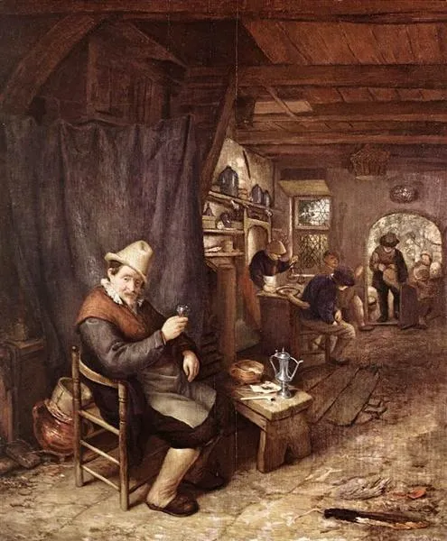 adriaen van ostade drinking peasant in an inn