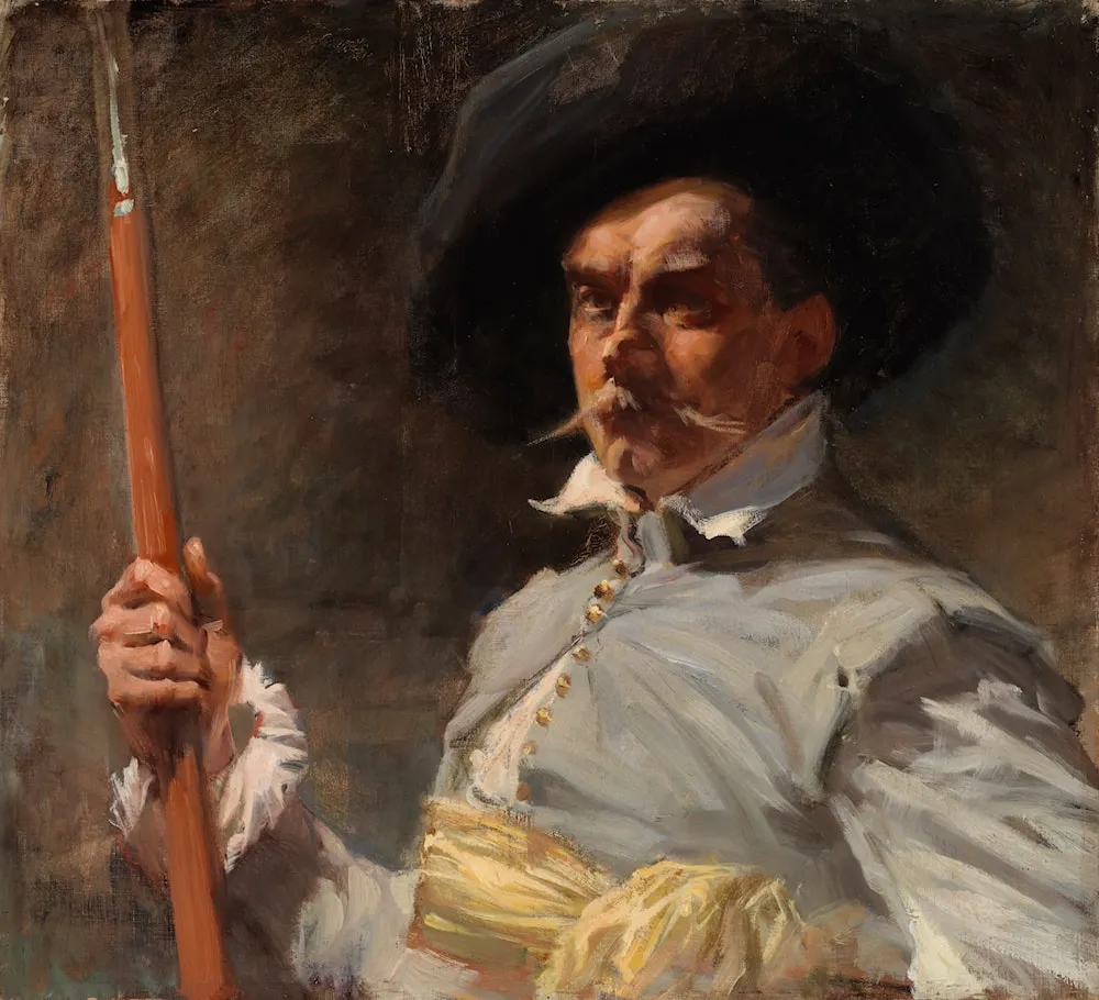 Albert Edelfelt_Self-Portrait in 17th Century Costume