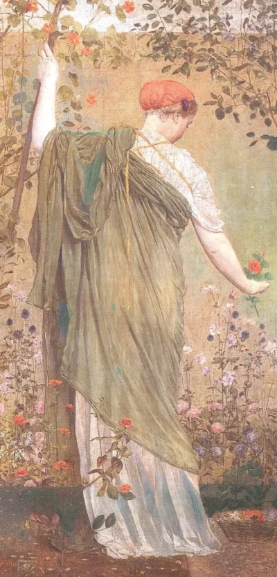 Albert Joseph Moore_A Garden
